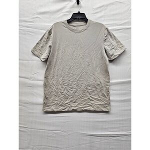 Goodfellow & Co Mens Standard Fit Crewneck T-Shirt Tan Khaki Cotton Modal M